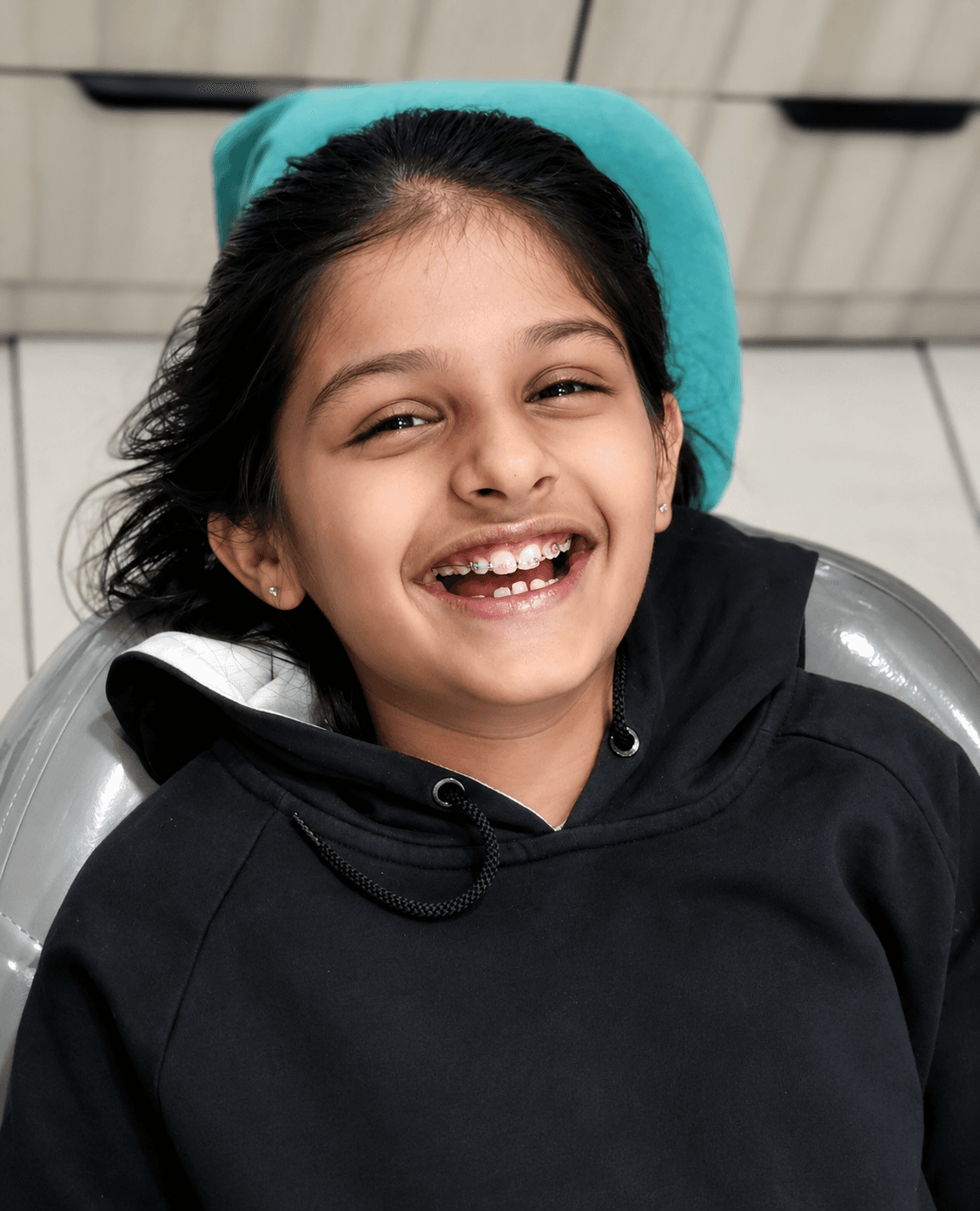 Happy child smiling