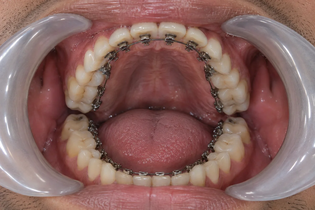Lingual Braces Before Treatment