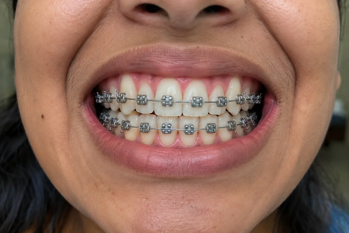 Dental Braces After Treatment Result